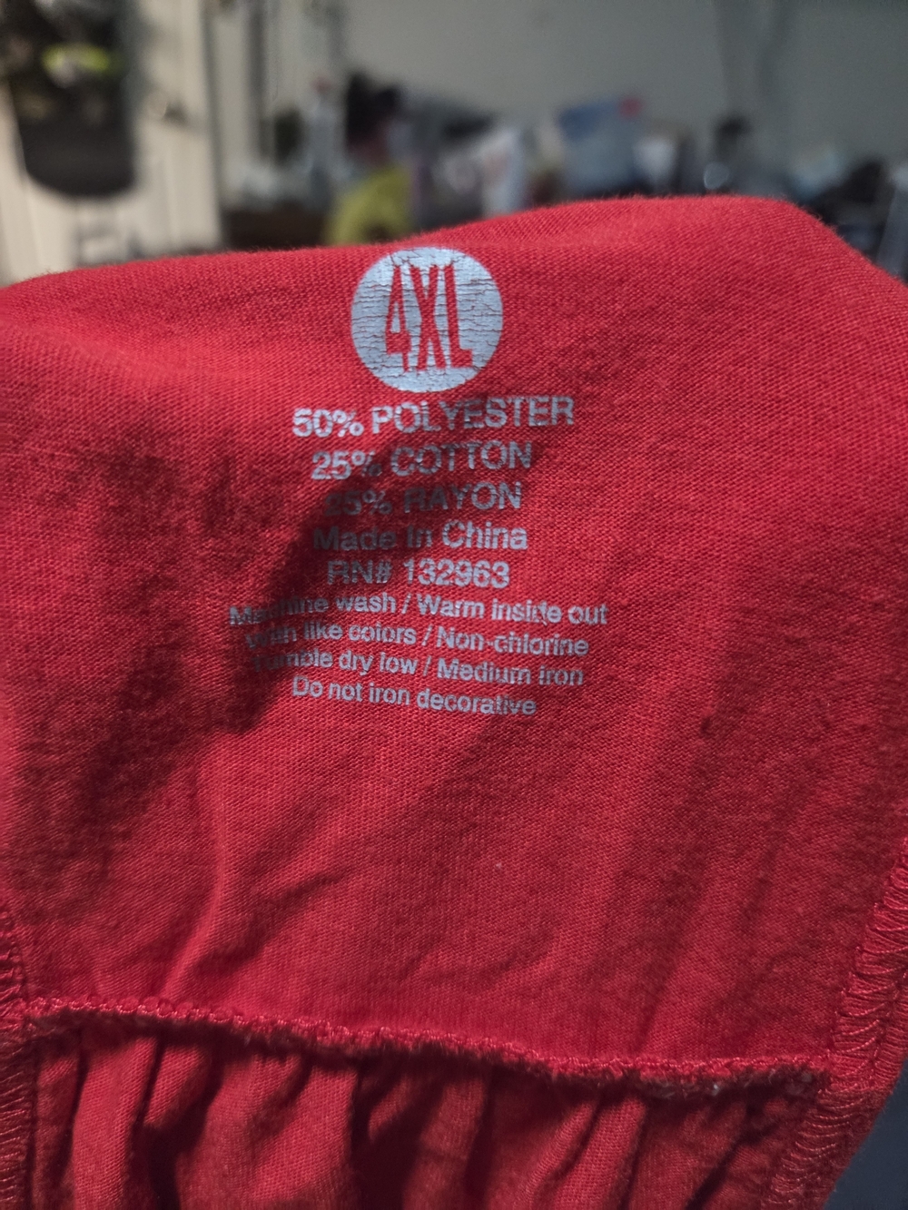 Red Racerback Women's Tank Top - Picture 3 of 3